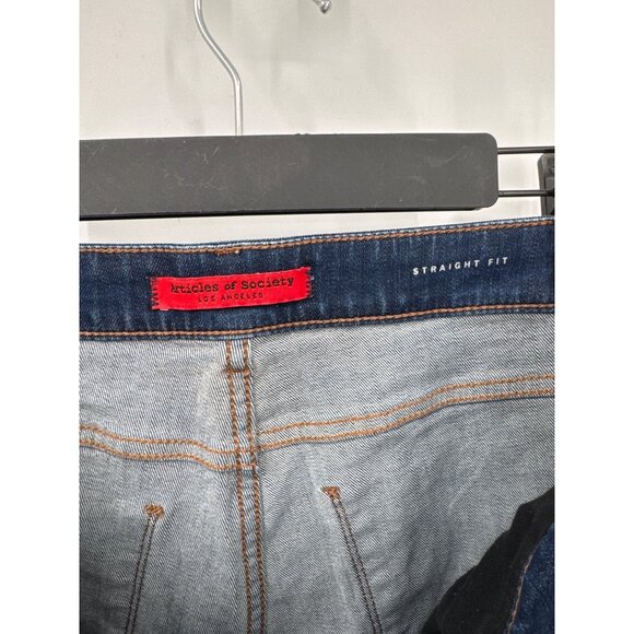 Articles of Society Skinny Jeans Women 28 Dark Blue Seattle Magnolia Wash Cotton - Picture 5 of 8